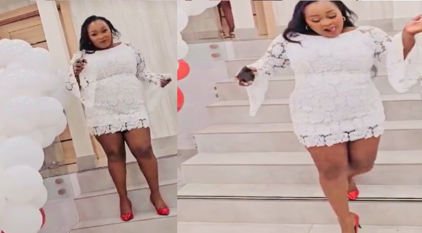 Edday Nderitu's short dress leave her fans unhappy